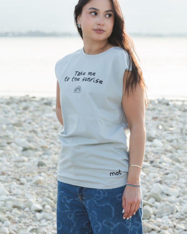 «Take me to the sunrise» oversized t shirt