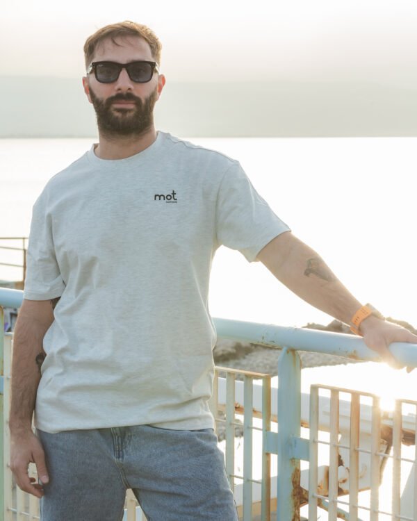 light gray logo t shirt